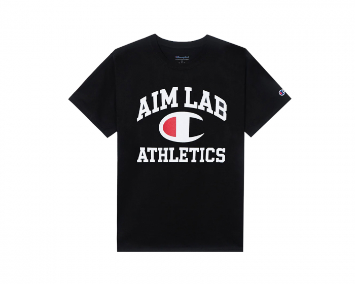 Aim Lab x Champion - Svart T-Shirt - Small