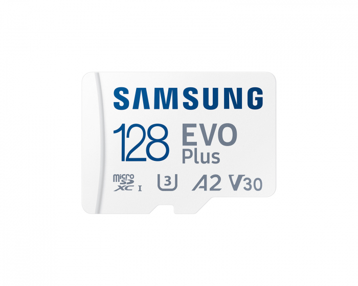 Samsung EVO Plus microSDXC 128GB & SD adapter - Minnekort