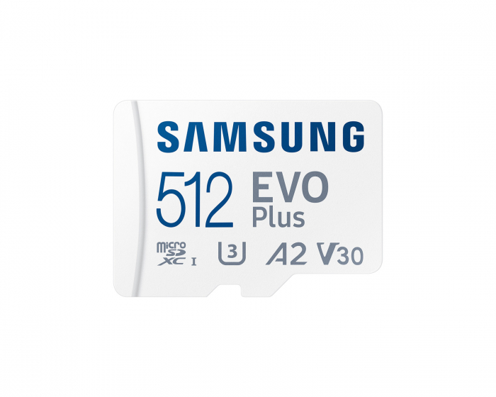Samsung EVO Plus microSDXC 512GB & SD adapter - Minnekort