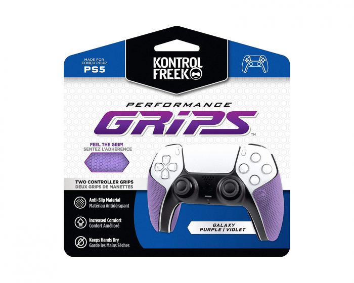 KontrolFreek Performance Grips Galaxy Purple - PS5