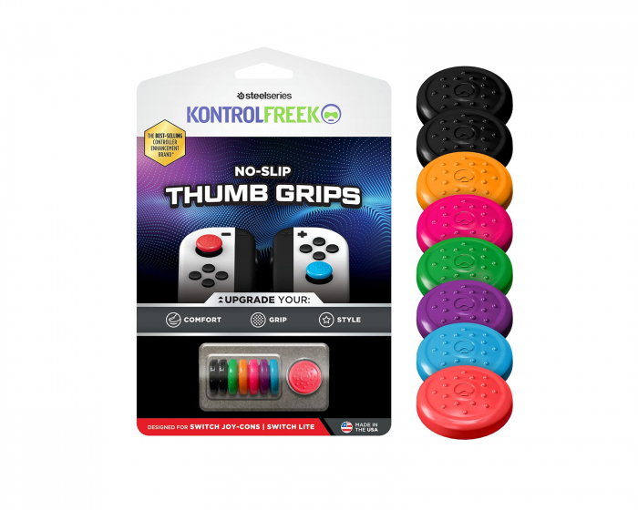 KontrolFreek No-Slip Thumb Grips 8p - (Switch Joy-Con)