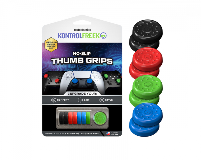 KontrolFreek Universal No-Slip Thumb Grips 8p - (PS/Xbox/Switch Pro)