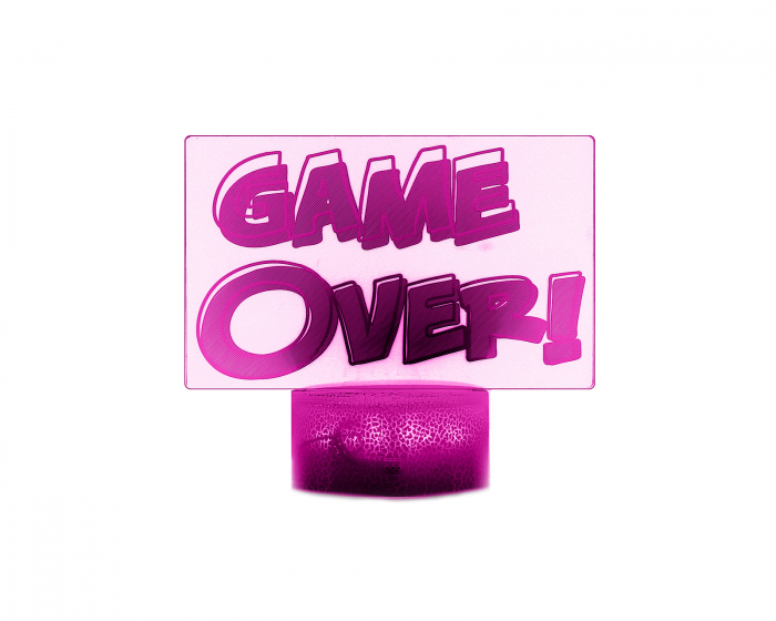 MaxCustom 3D Nattlys - Game Over!