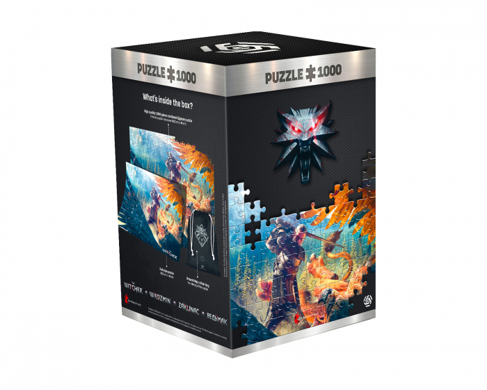 Good Loot Premium Gaming Puzzle - The Witcher: Griffin Fight Puslespill 1000 Brikker