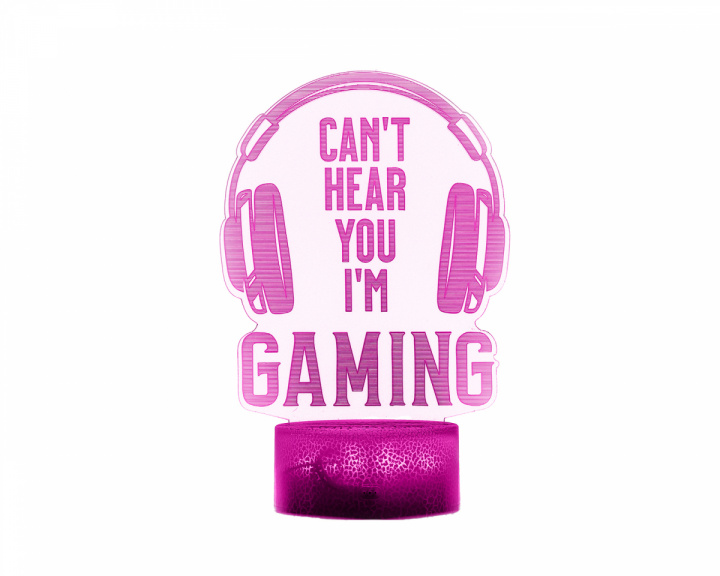 MaxCustom 3D Nattlys - Can't Hear You I'm Gaming