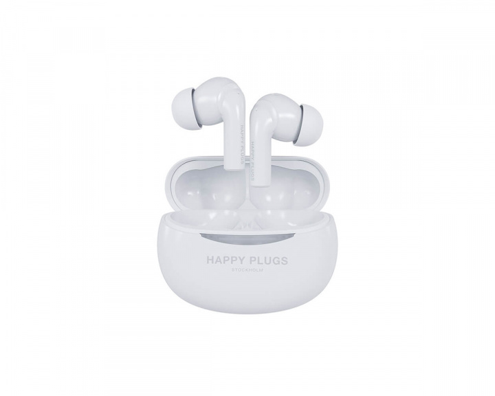 Happy Plugs JOY Pro ANC True Wireless In-Ear Hodetelefoner - Hvit