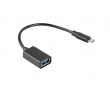 Micro USB (Hane) til USB-A (Hona) 2.0 15cm Adapter OTG