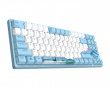 Swallow A87 TKL Hotswap LED Tastatur [Violet Gold]
