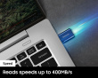 USB Type-C Flash Drive 256GB - Minnepenn - Blå