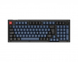 V5 QMK 96% RGB Knob Hotswap-Tastatur - Frosted Black [K Pro Red]