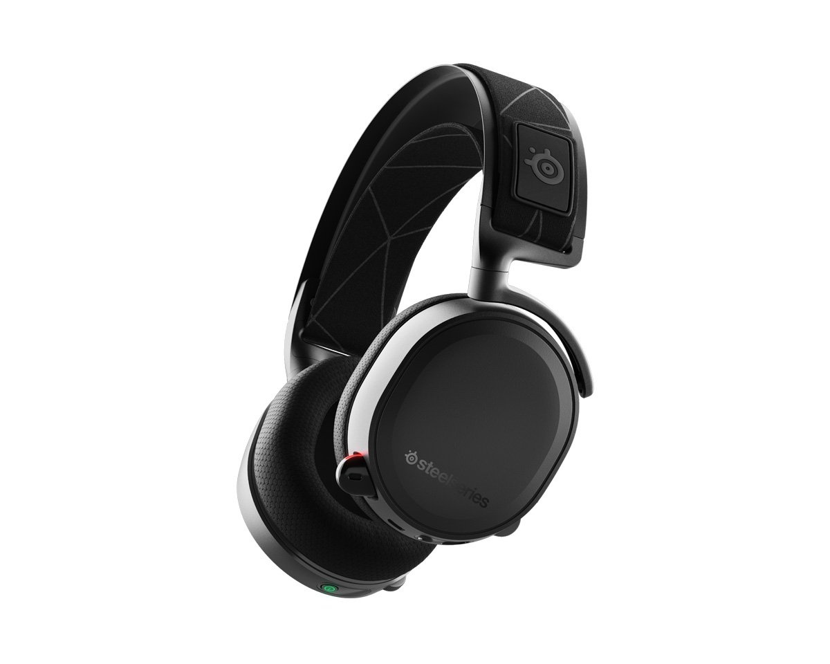 Kjøpe SteelSeries Arctis 7 Trådløst Gaming Headset Sort SteelSeries Arctis 7 2019 Edition trådløst gamingheadset