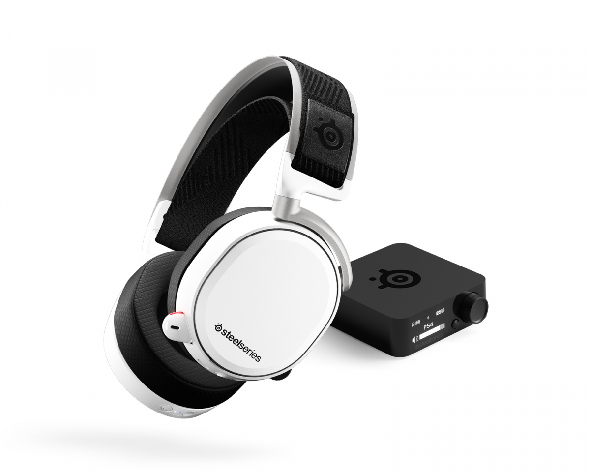 Kjøpe SteelSeries Arctis Pro Trådløst Gaming Headset Hvit på SteelSeries Arctis Pro Trådløst Headset Gaming headset