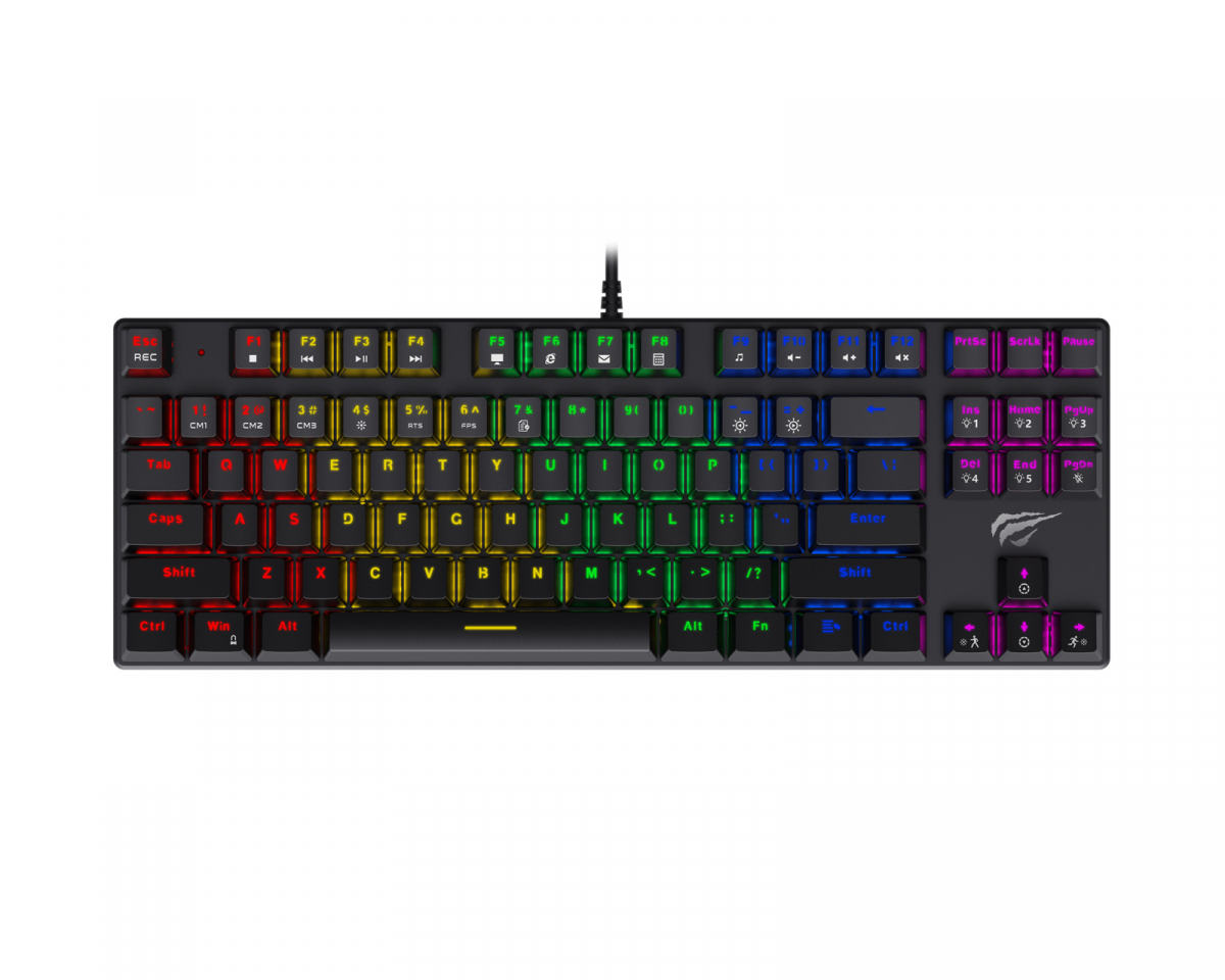 Kjøpe Havit KB435L Mekanisk Gaming Tastatur på MaxGaming.no Kjøpe Havit Gaming Tastatur Backlit på MaxGaming.no