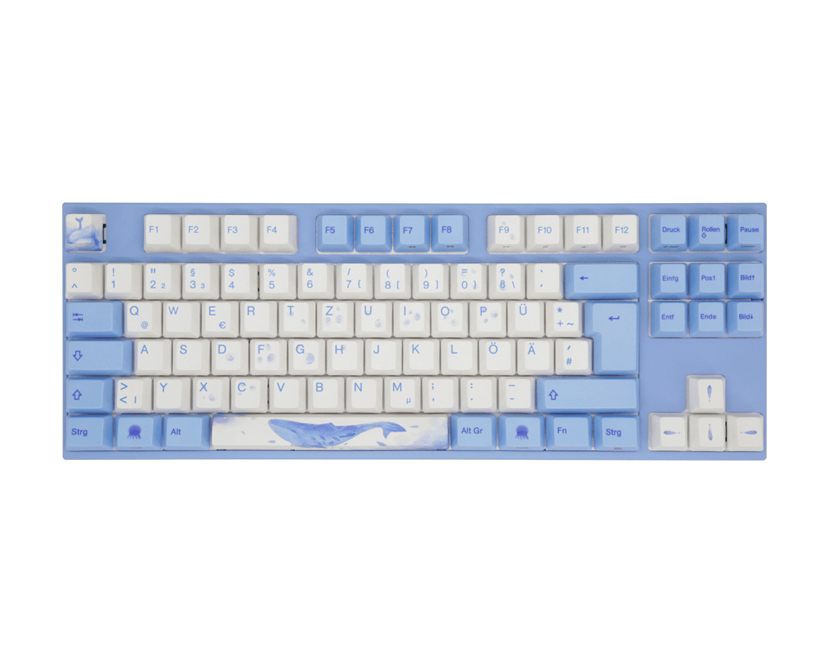 Kjøpe Varmilo VA88M Sea Melody TKL PBT Hvit LED Tastatur [MX Kjøpe Varmilo Håndleddstøtte for Tastatur TKL på MaxGaming.no