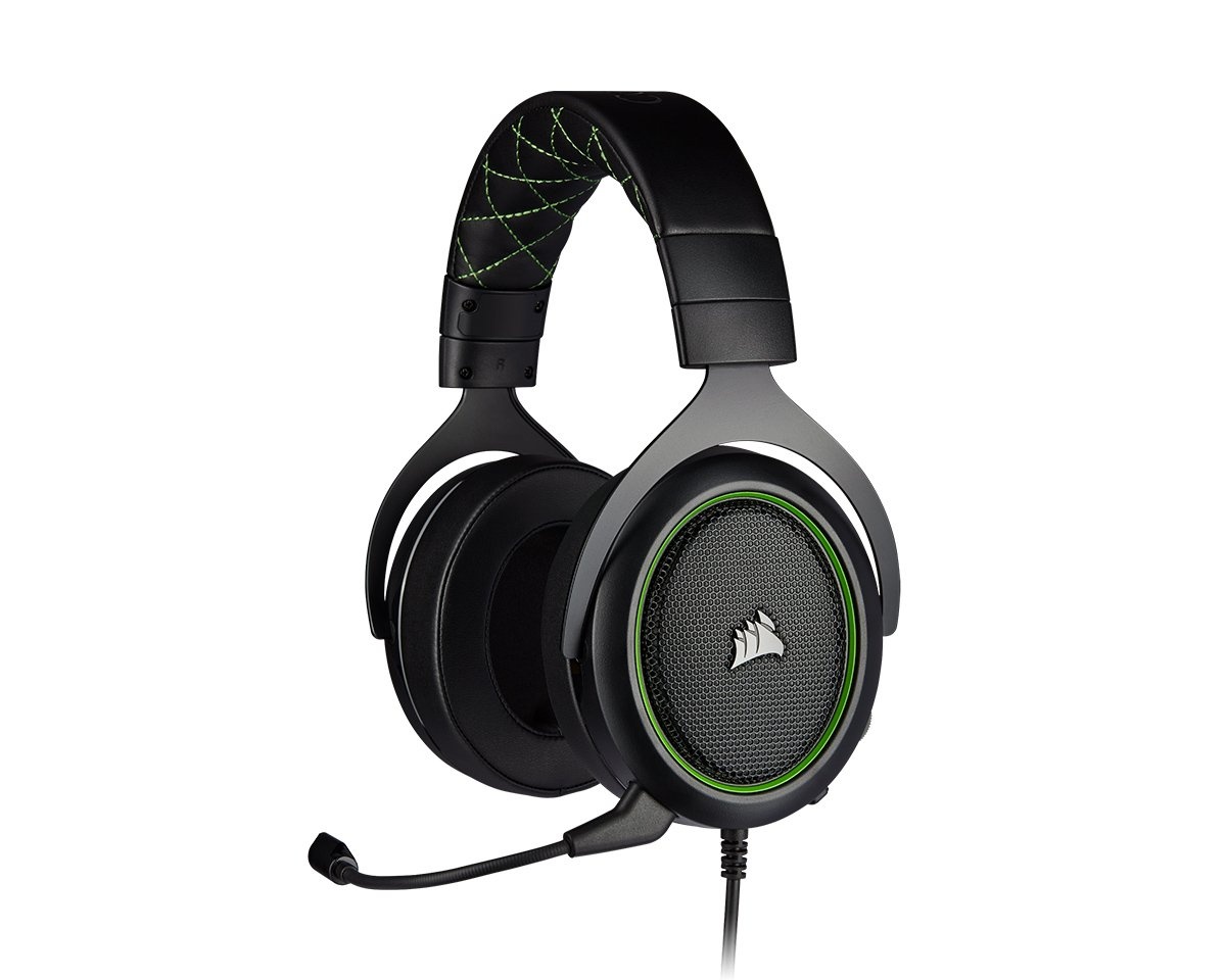 Kjøpe Corsair Gaming HS50 PRO Gaming Headset Grønn på Headset | Memory foam | CORSAIR HS50 | Jula
