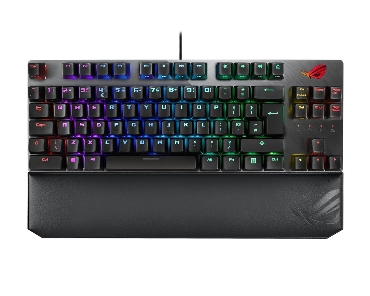 Kjøpe Asus ROG Strix Scope Deluxe TKL Tastatur [MX Silent ASUS ROG Strix Scope Deluxe Gaming Tastatur Gaming