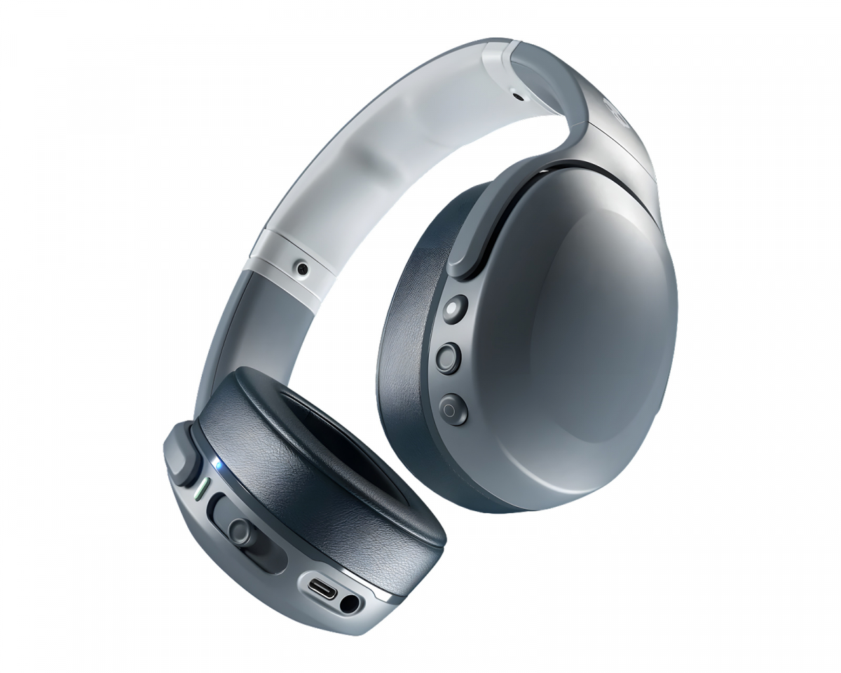 Skullcandy Crusher EVO Over-Ear Trådløs Headset - Grå - MaxGaming.no