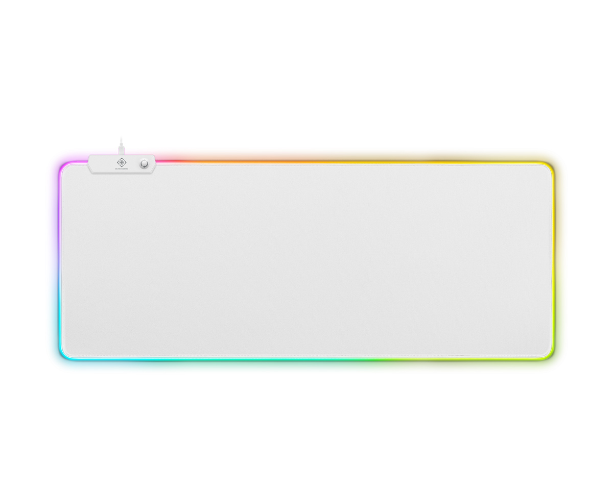 Deltaco Gaming WMP90 RGB Musematte White Line