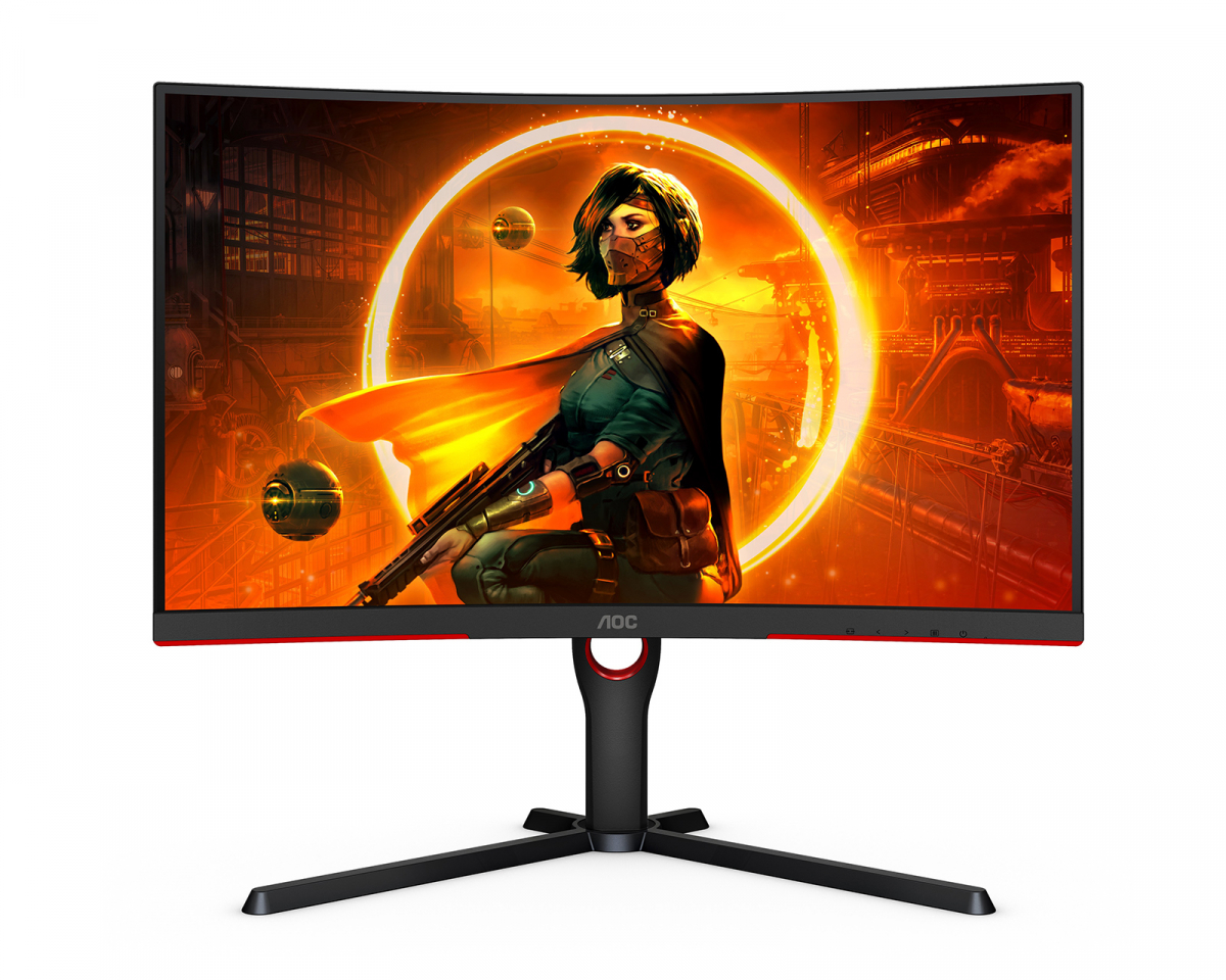 AOC CQ27G3SU 27" LED 165Hz 1ms QHD Curved Gamingskjerm