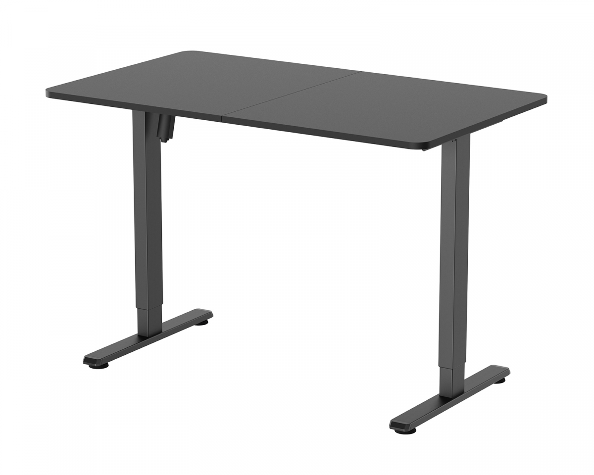 MaxMount Hev- og senkbare Skrivebord 120 x 70 cm - Svart