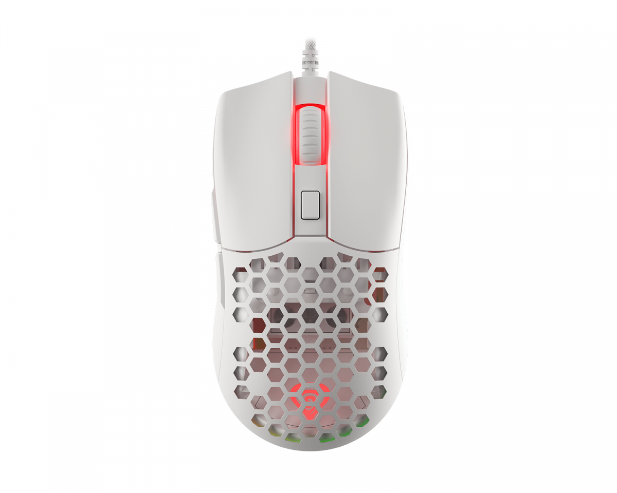 Genesis Krypton 750 RGB Ultralight Gamingmus - Hvit