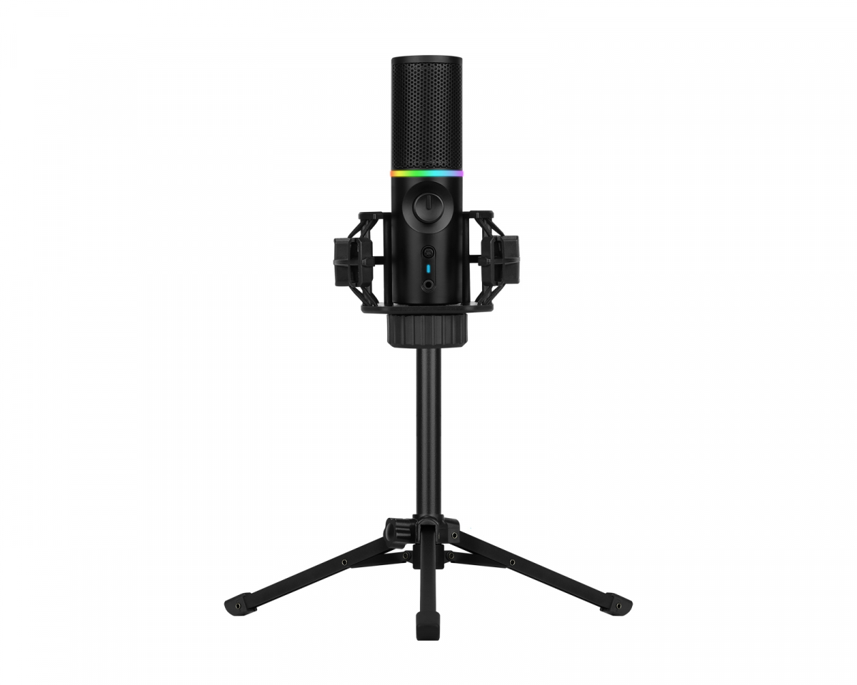 Streamplify MIC - RGB Tripod Mikrofon - Svart