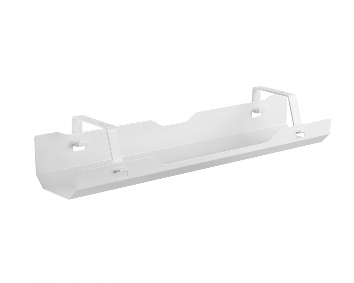MaxMount Premium Kabelkanal for montering under Skrivebord - Hvit