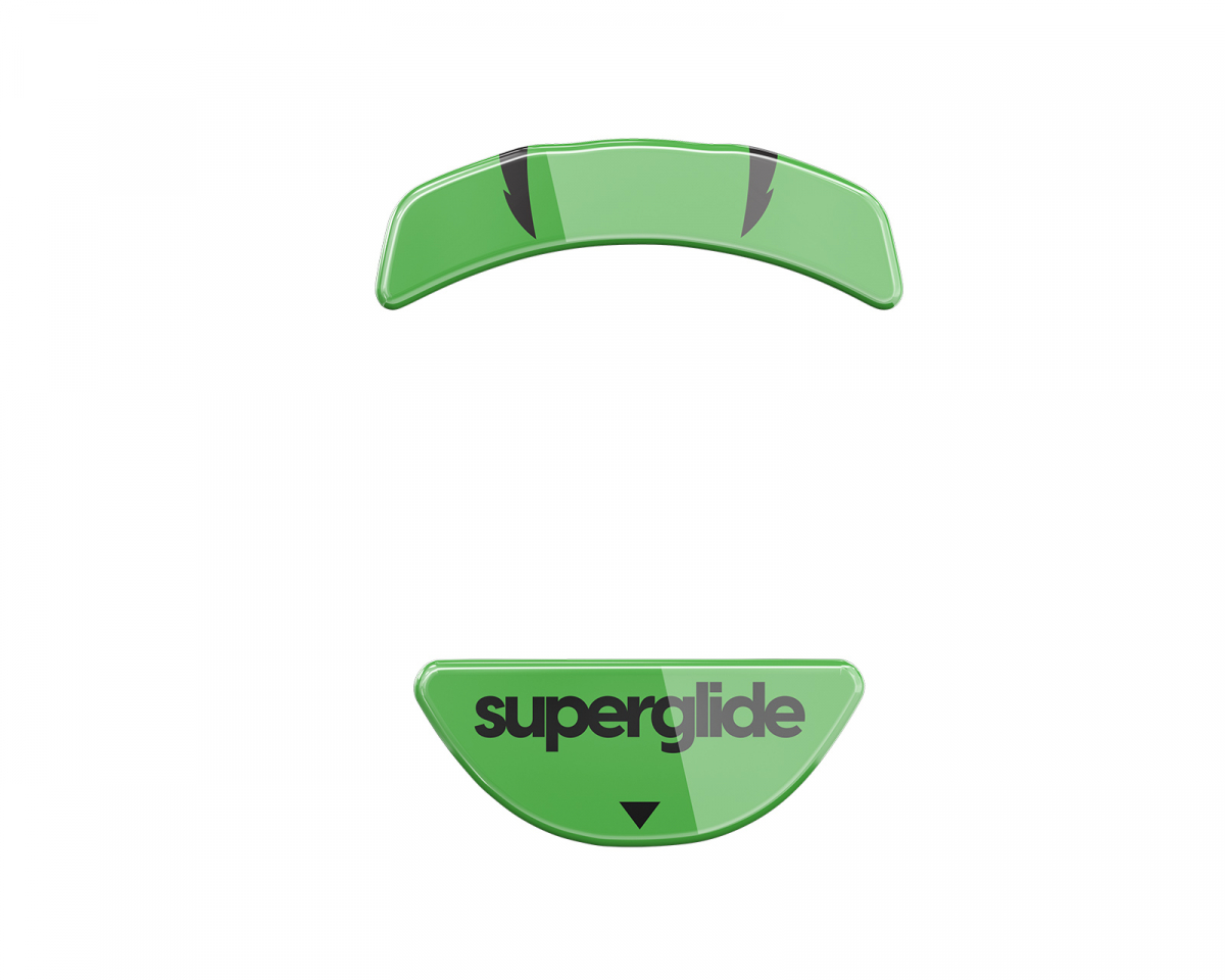Superglide Glass Skates til Razer Orochi V2 - Grønn