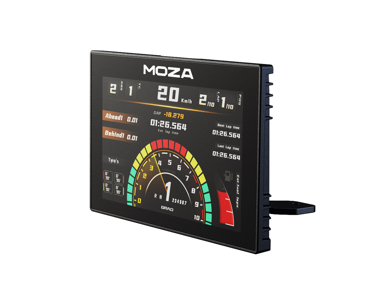 Moza Racing CM Racing Dash HD - Digital Dashboard til R9 DD-Base