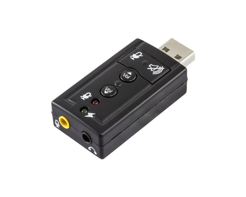 Kjøpe Deltaco USB Lydkort 7.1 2x 3.5mm på MaxGaming.no Kjøpe Deltaco USB Lydkort 7.1 2x 3.5mm på MaxGaming.no