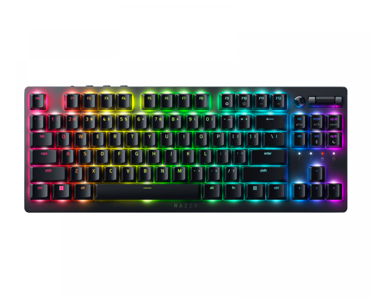 Razer Deathstalker V2 Pro TKL Low Profile Trådløs Tastatur [Optical Red] - S