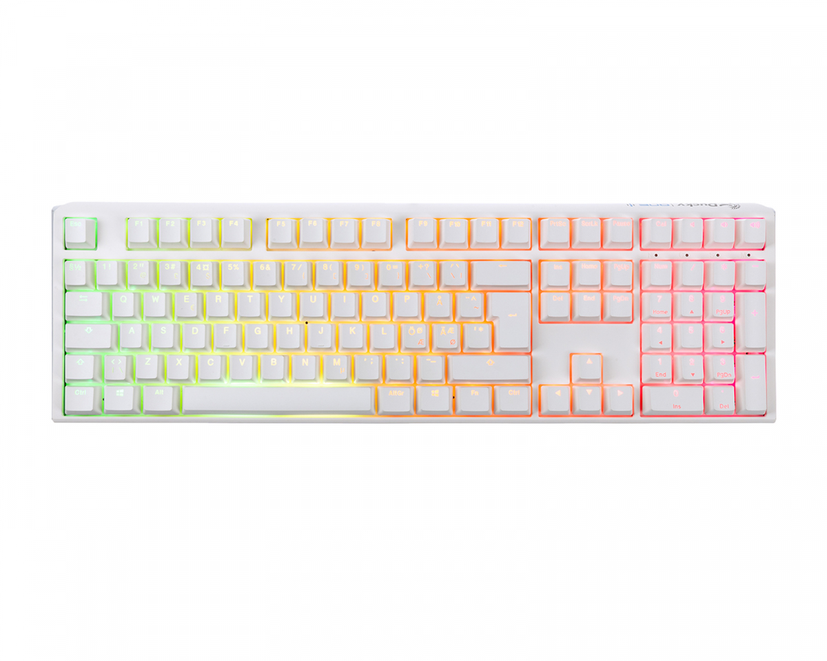 Ducky ONE 3 Pure White RGB Hotswap Tastatur [MX Brown]