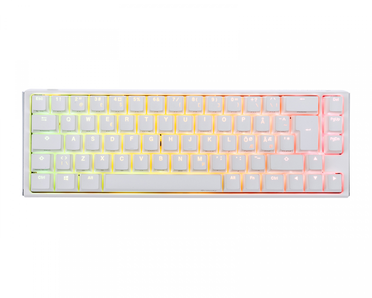 Ducky ONE 3 SF Pure White RGB Hotswap Tastatur [MX Brown]