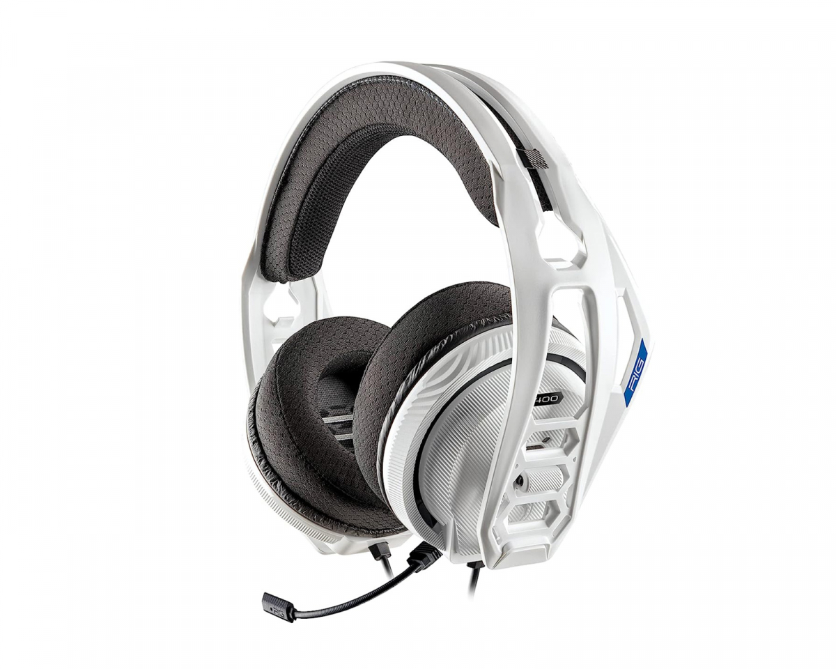RIG Gaming 400HS White Gamingheadset PS4/PS5 - Hvit