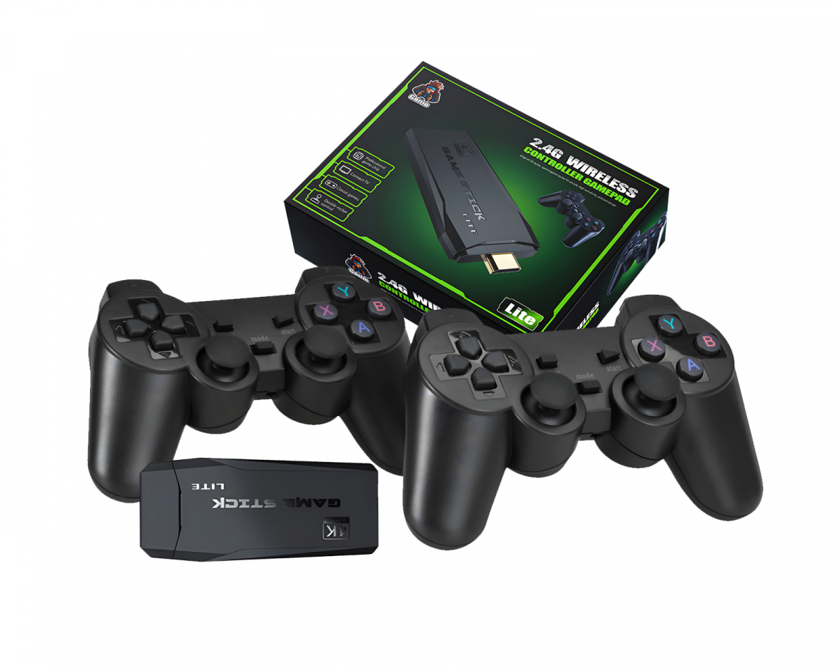 M8 Retro Spillkonsoll - 64G HDMI Game Stick - 30000+ Spill