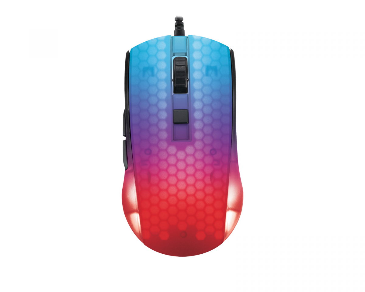 Deltaco Gaming DM310 Semi-Transparent RGB Gaming Mus - Svart