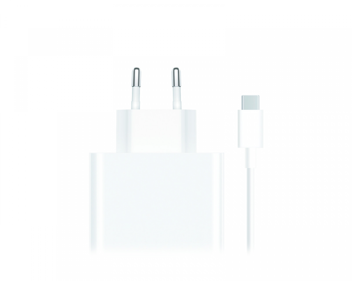 Xiaomi Mi 33W Charging Combo (USB-A) - Hvit Vegglader