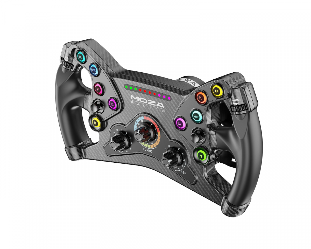 Moza Racing KS Steering Wheel - 300mm Butterfly Style GT Wheel - Ratt