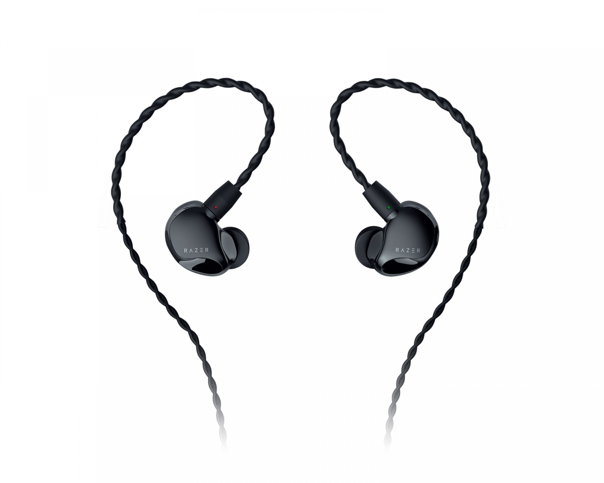 Razer Moray Ergonomic In-Ear Hodetelefoner - Svart