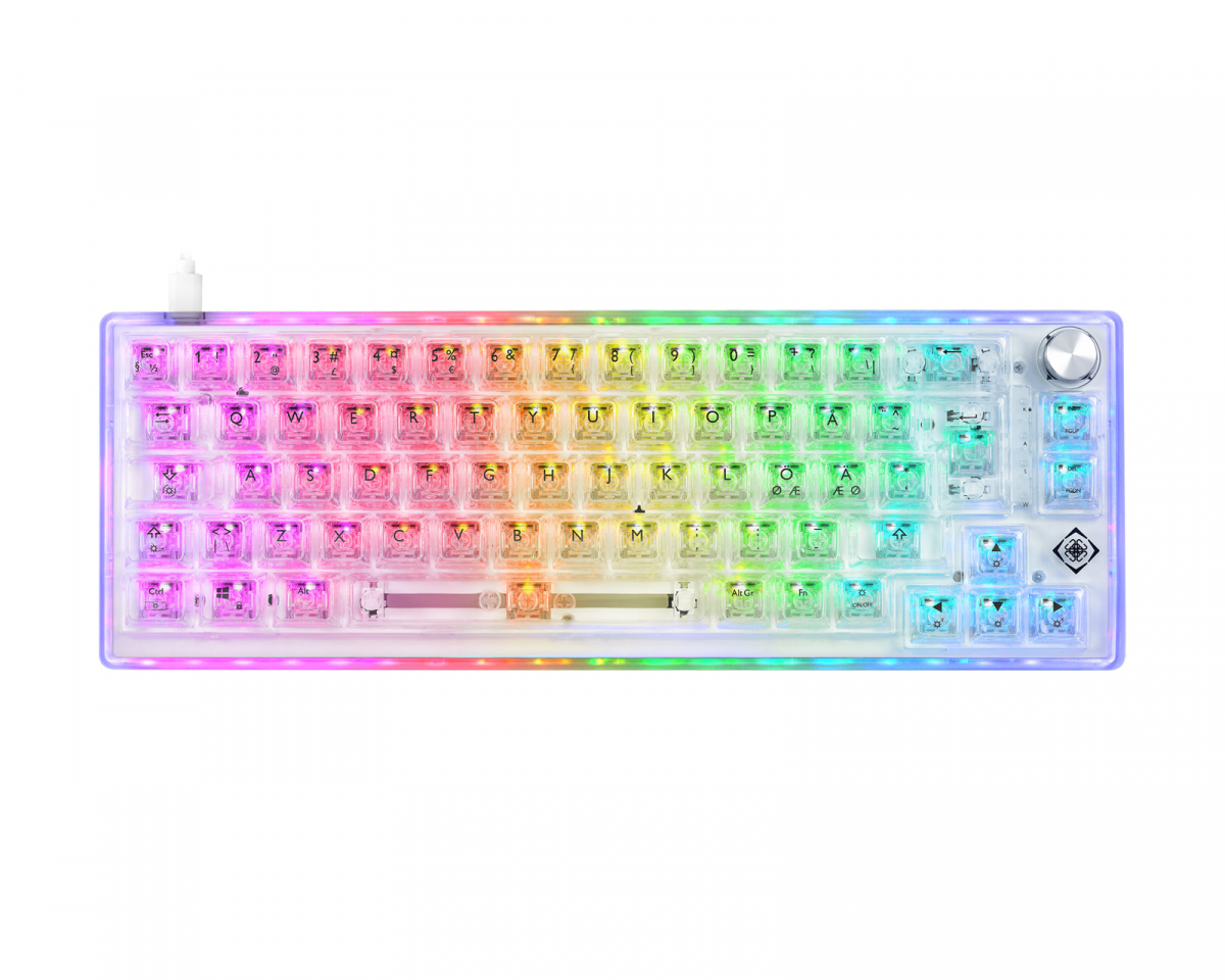 Deltaco Gaming DK460 RGB 65% Hotswap Mekanisk Tastatur [KTT Red]