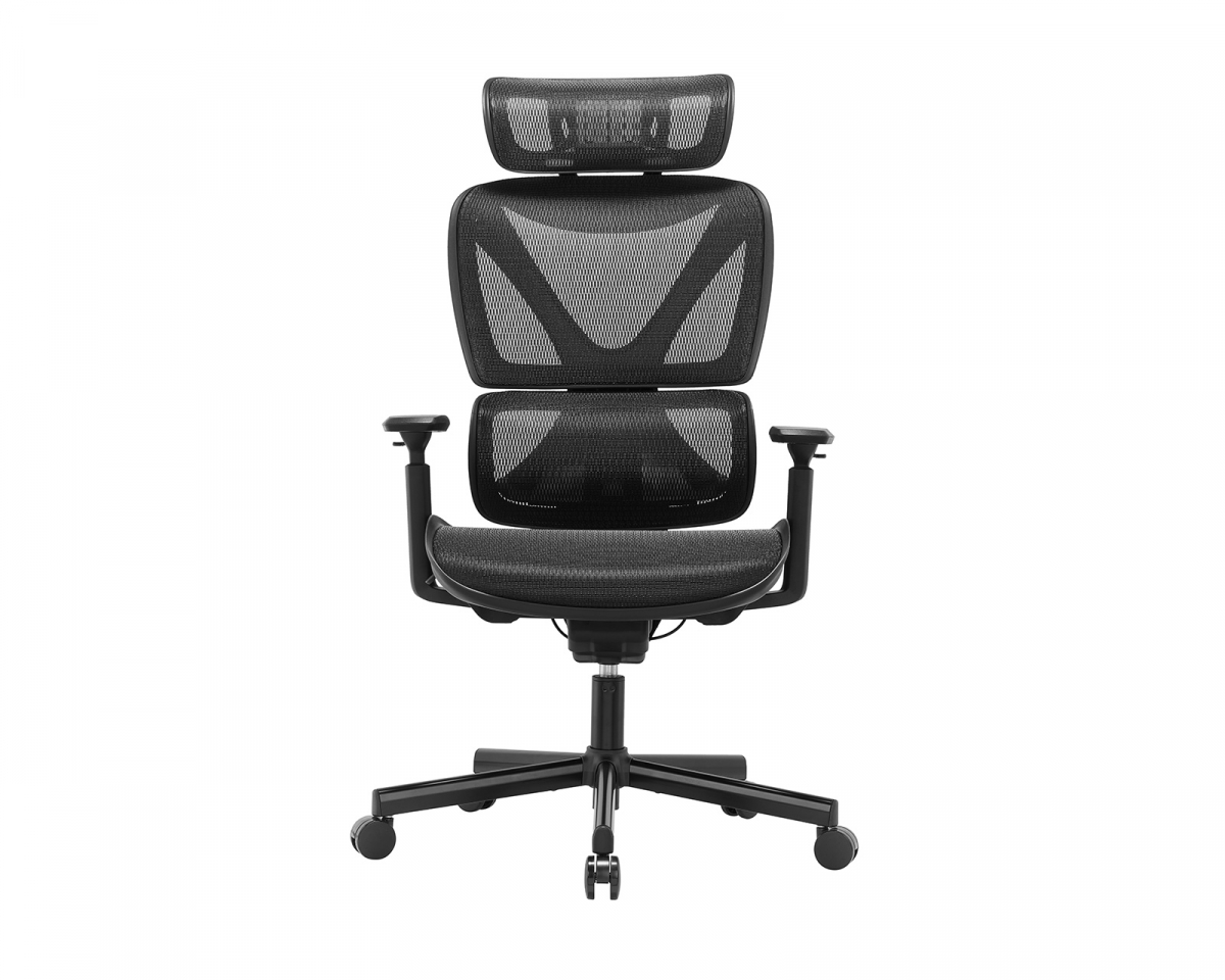 MaxMount SpineX V2 Ergonomisk Kontorstol - Svart