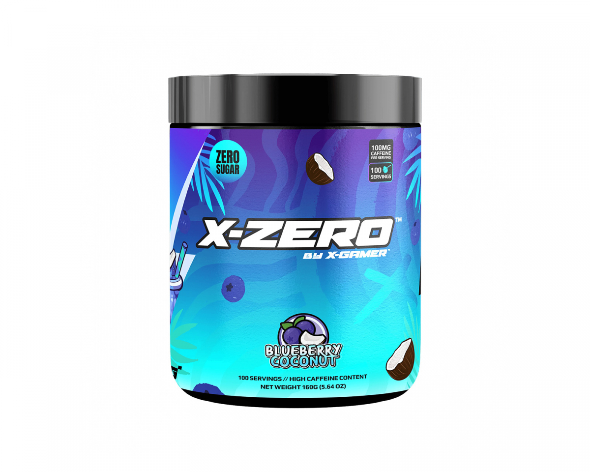 X-Gamer X-Zero Blueberry & Coconut - 100 Porsjoner