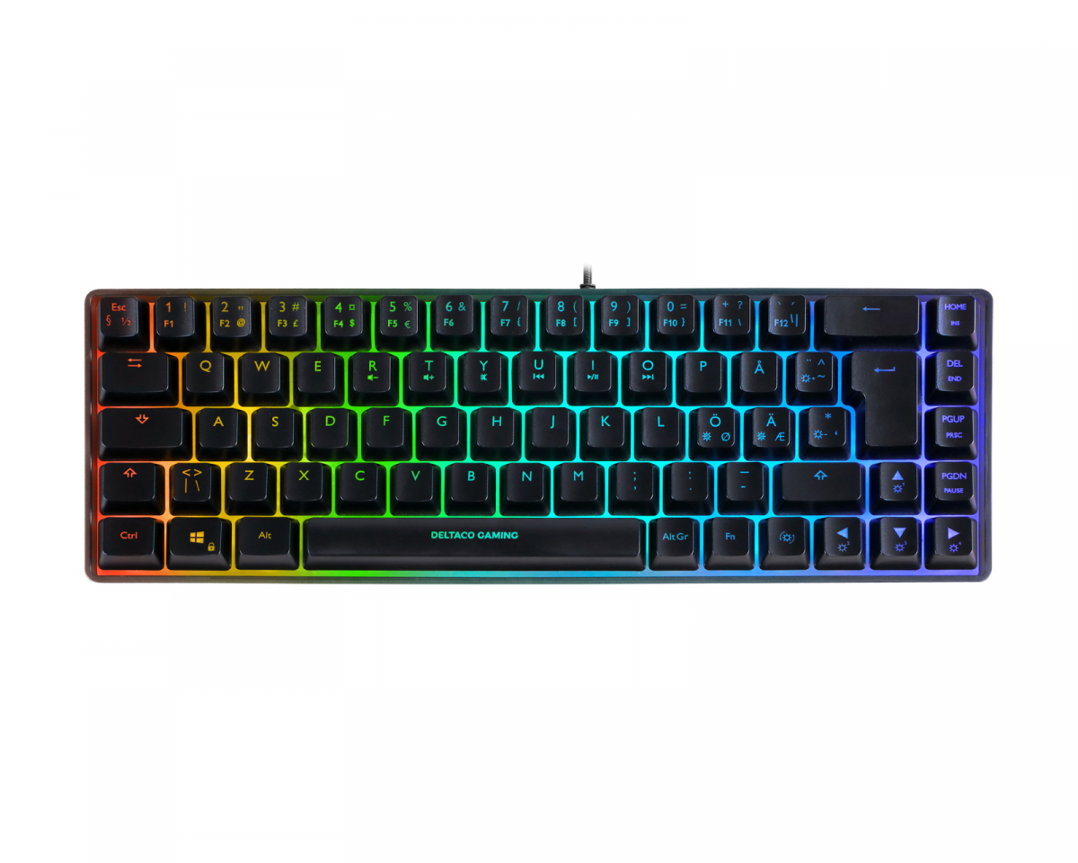 Deltaco Gaming DK240 RGB 60% Membrantastatur