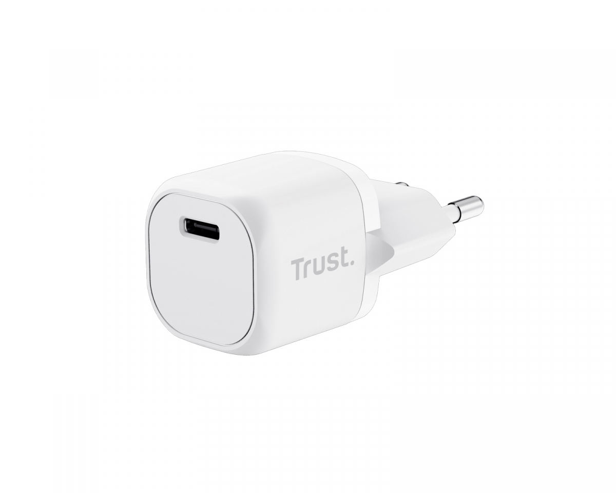 Trust USB-C Maxo Lader 20W - Hvit