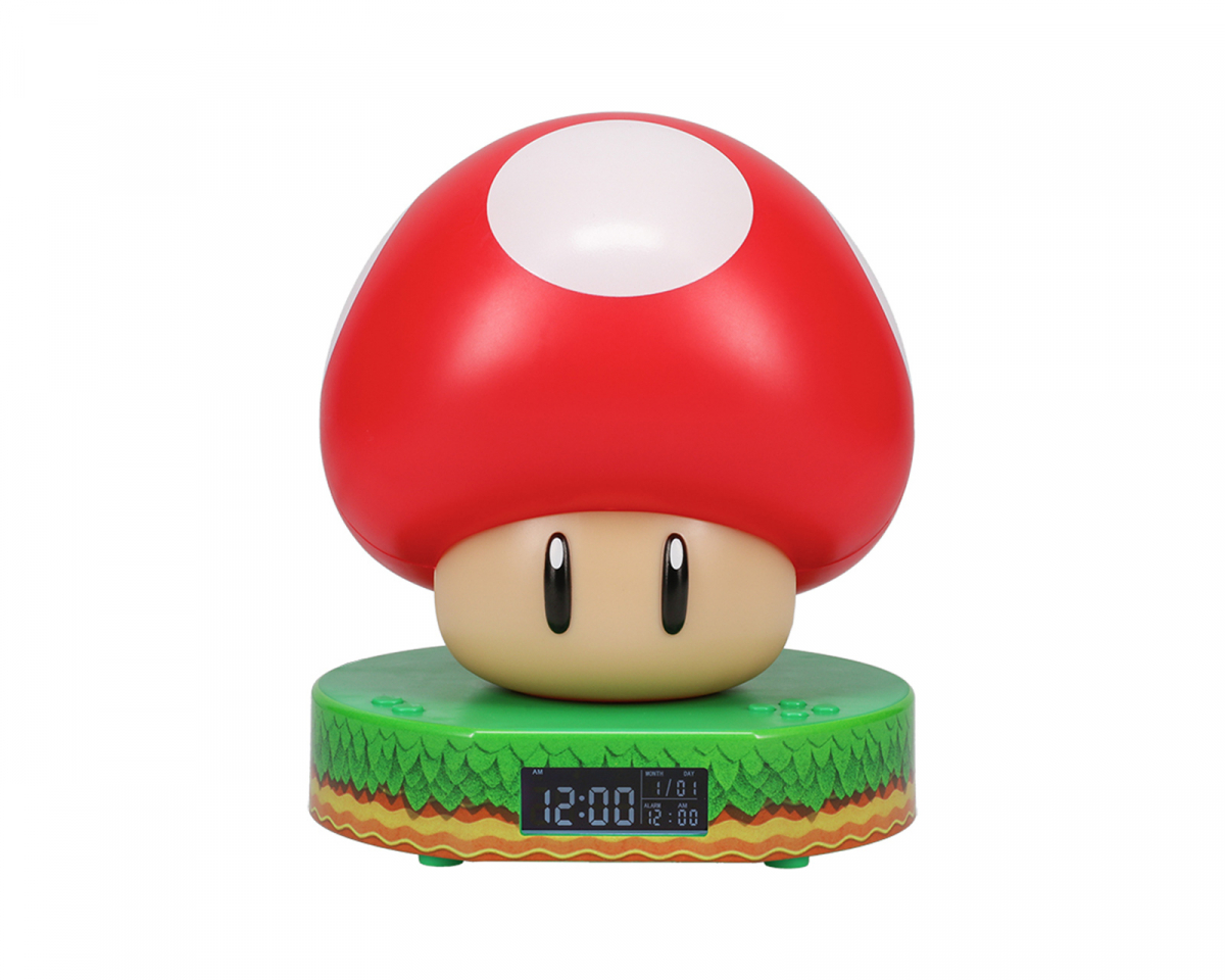 Paladone Super Mushroom Digital Vekkerklokke