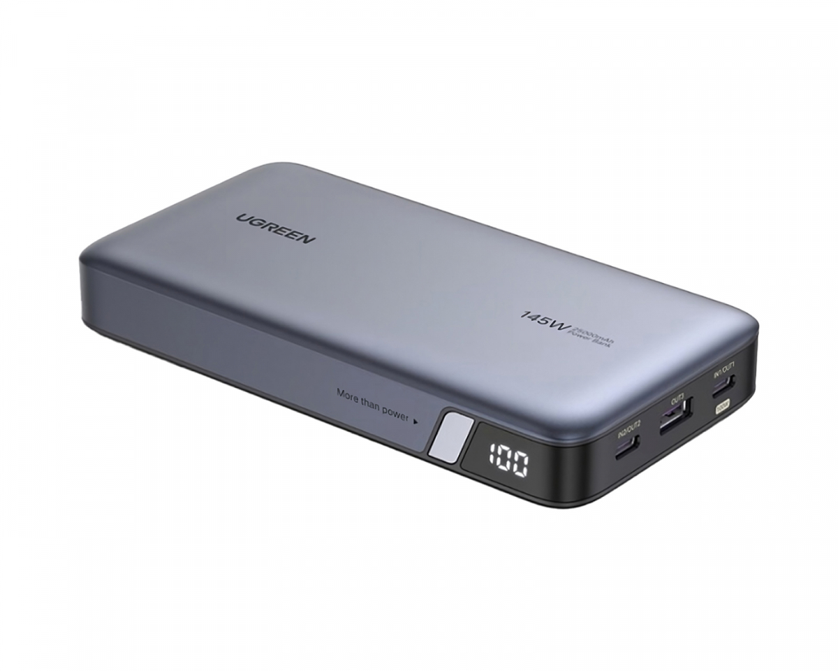 UGREEN 145W Powerbank til Laptop 25 000 mAh - Space Grey