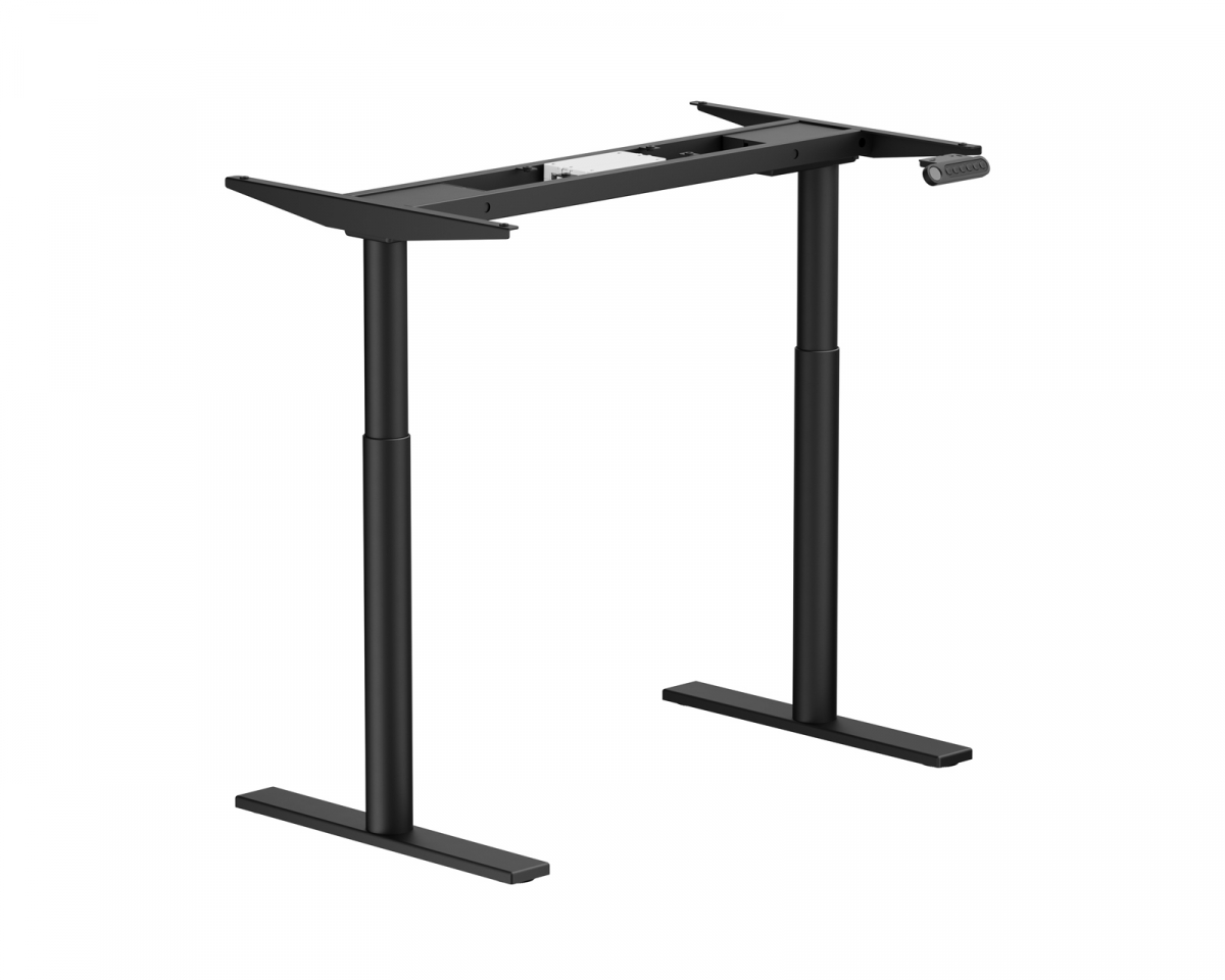 MaxMount Premium Desk Frame - Elektrisk Hev og Senkbart Understell - Svart