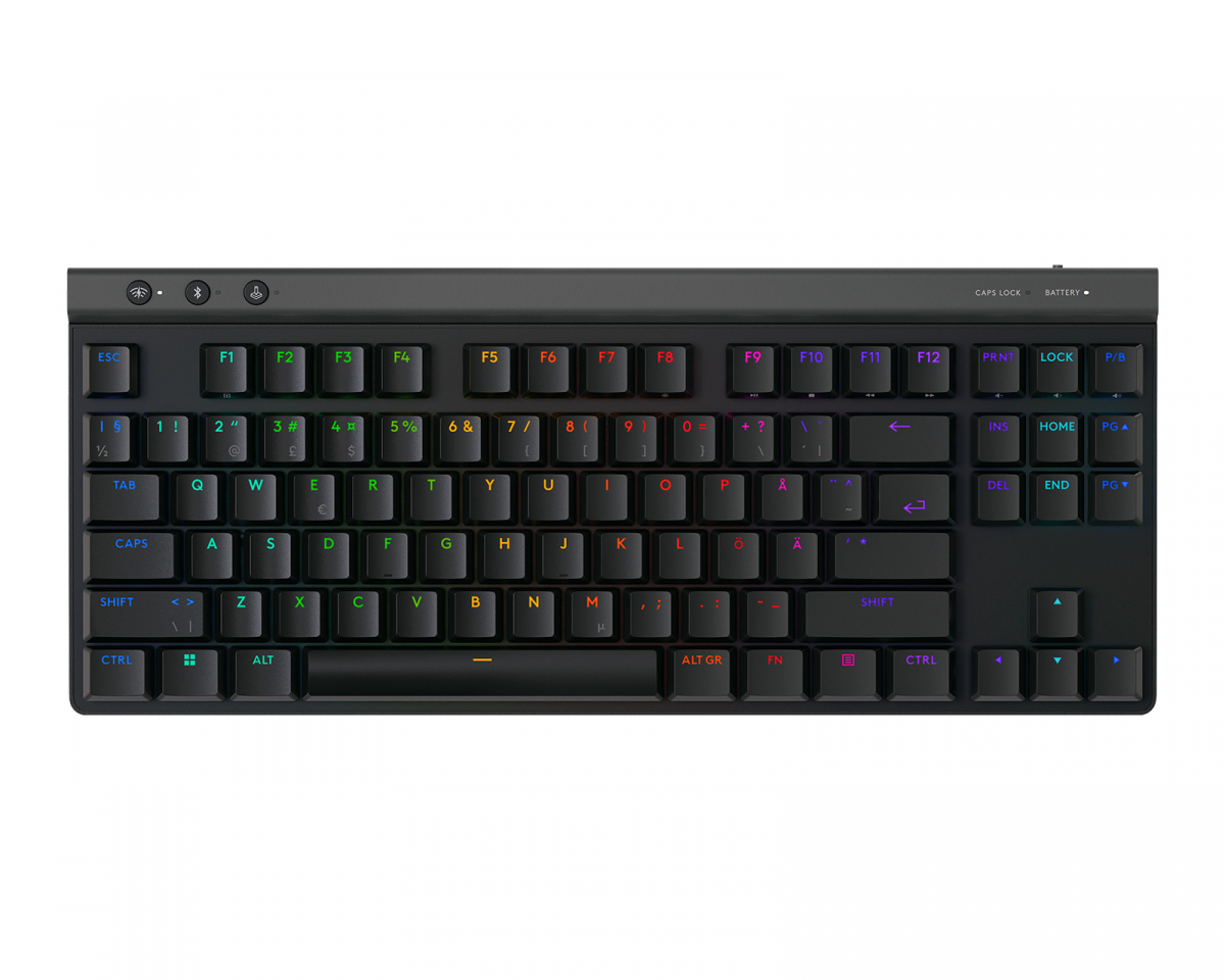 Logitech G515 TKL Lightspeed Trådløst Gaming Tastatur [Tactile] - Svart