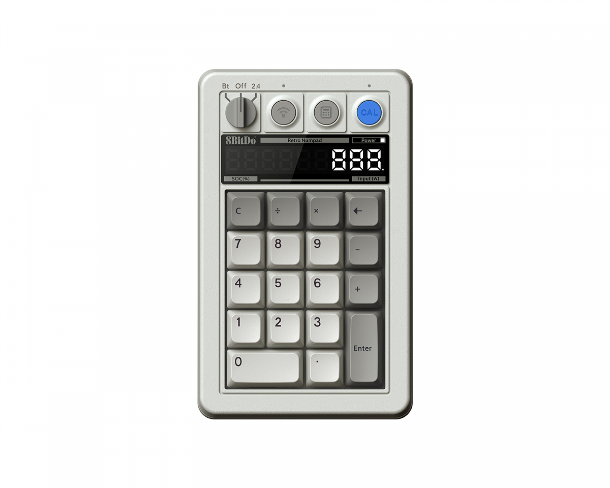 8Bitdo Retro 18 Mechanical Numpad - Trådløs Numpad - M Edition
