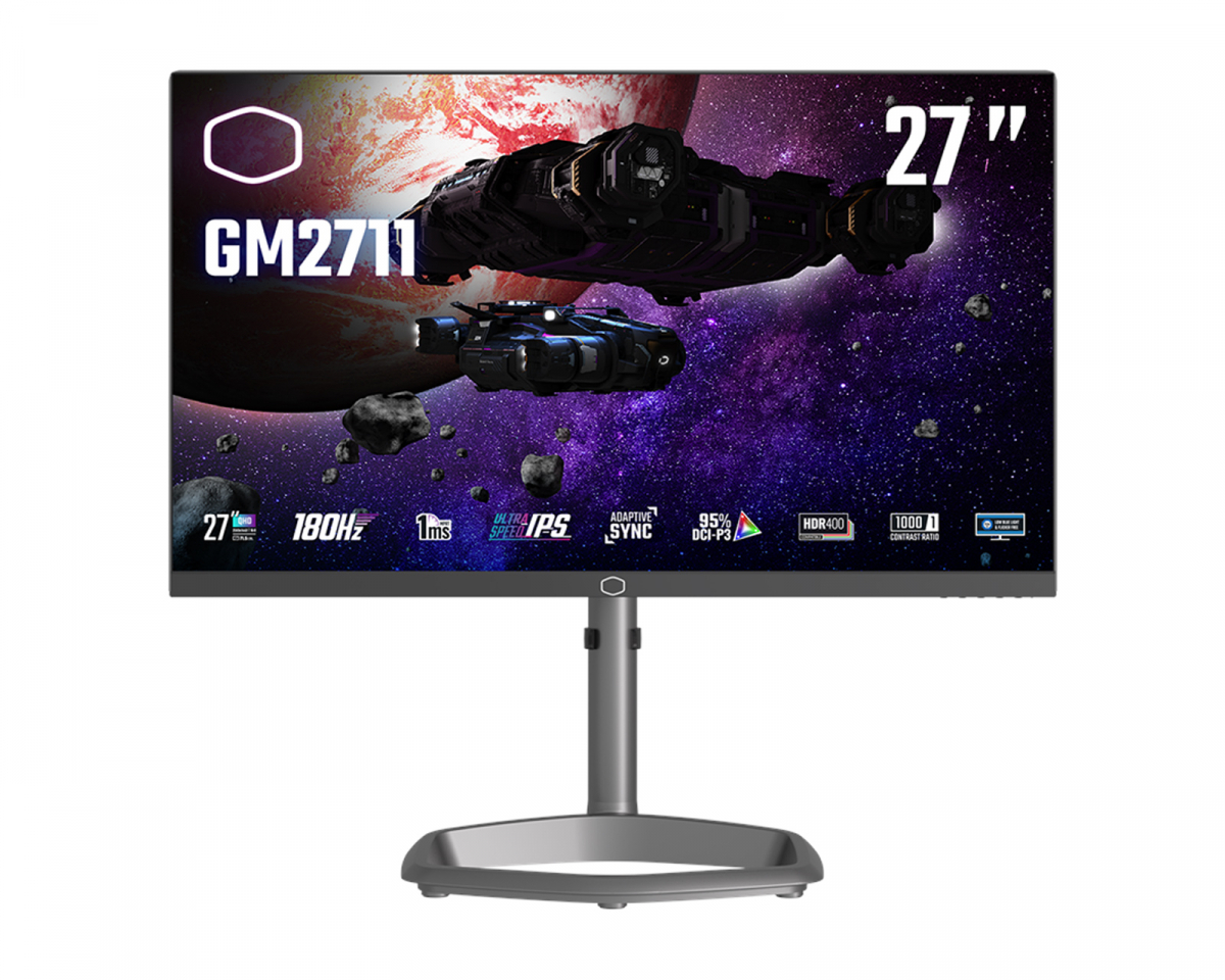 Cooler Master GM2711 27" QHD 180Hz 1ms IPS Gamingskjerm